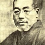 Retrato histórico de Mikao Usui, fundador do método Reiki